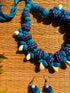 Blue Kantha Balls Necklace