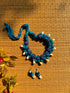 Blue Kantha Balls Necklace