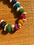 Multicolored Kantha Balls Necklace