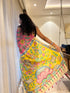 Krishanleela Srikalahasti Pure Silk Kalamkari Saree
