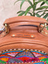 Banjaran Round Kashidakari Leather Bag