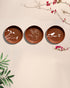 Wandering Soul -Terracotta decorative wall plates set of 3