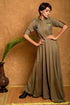 Military Green Army Rayon Dress