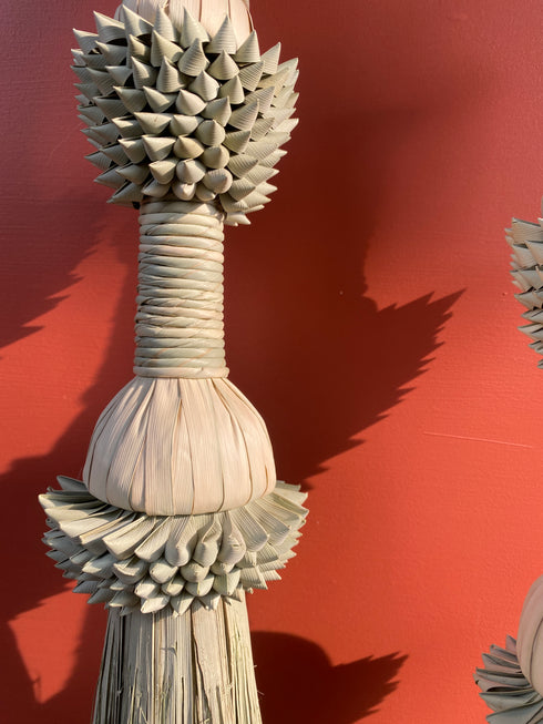 Bohemian khajur leaves fancy wall decor broom