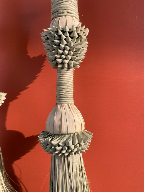 Bohemian khajur leaves fancy wall decor broom