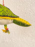 Green Finch of Sunshine - Stuffed bird decor hanging