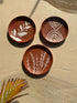 Leafy Summer - Decorative Terracotta wall plates set of 3