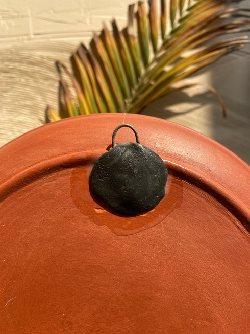 Leafy Summer - Decorative Terracotta wall plates set of 3