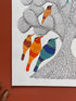 Bird Tree Gond Wall Painting