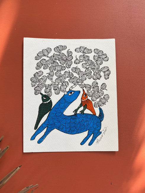 Hiran Gond Wall Painting Decor