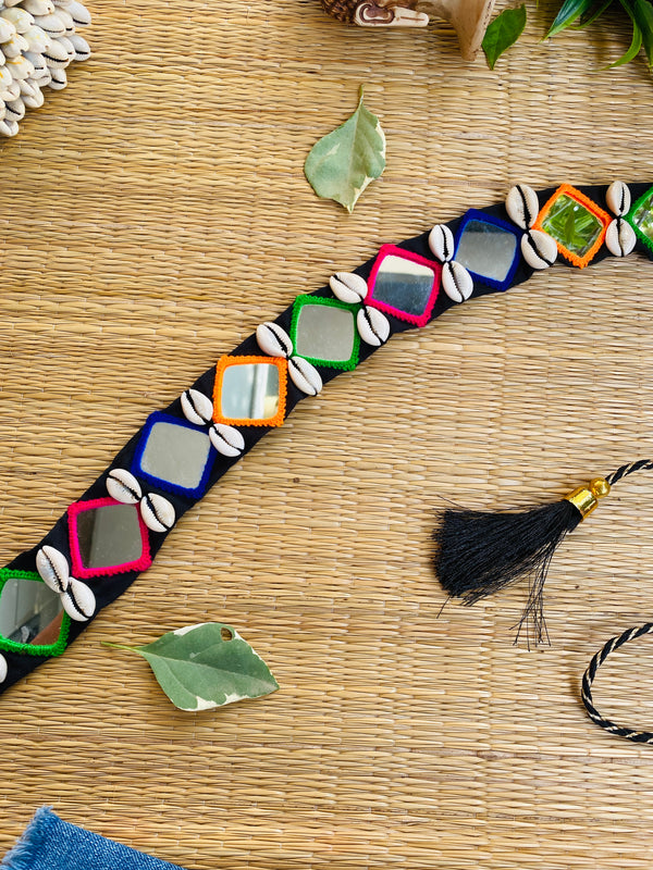 Kite Cowrie Multi Mirror Waist Belt
