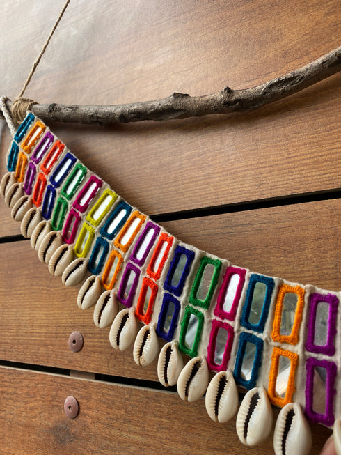 Multi Small Mirror Double Layer Belt