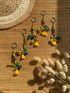 Bird Yellow Boho Tassel Keychain