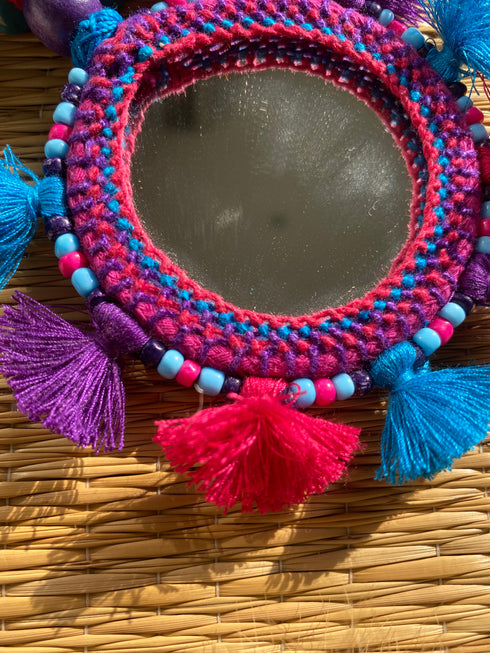Mirror Boho Tassel Hanging