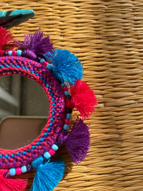 Mirror Boho Tassel Hanging
