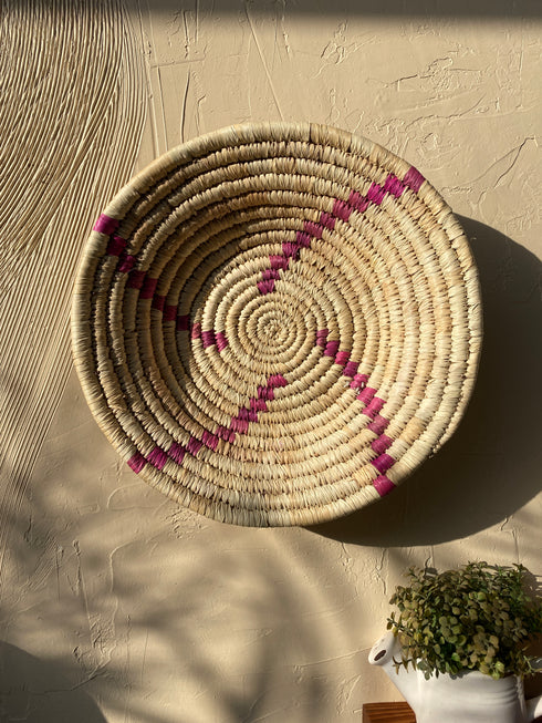 Traditional Unicorn - Handwoven Sabai Grass wall baskets set of 4