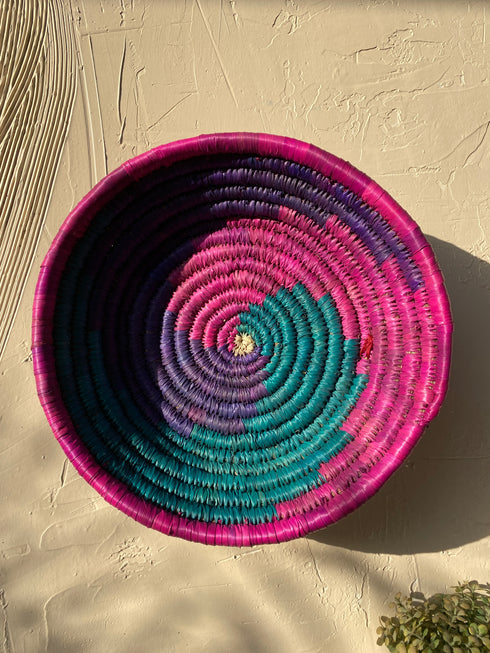 Traditional Unicorn - Handwoven Sabai Grass wall baskets set of 4