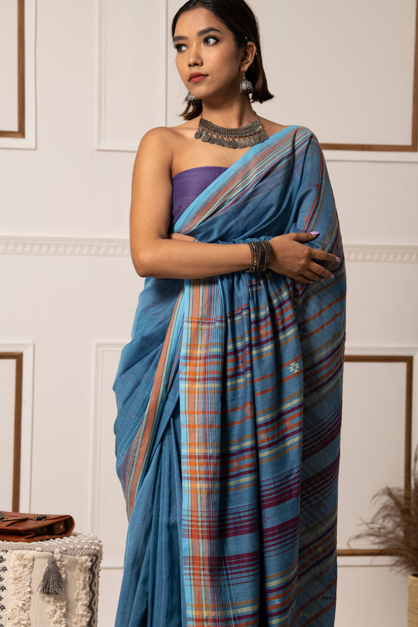 Saanjh Bhujodi Cotton Saree