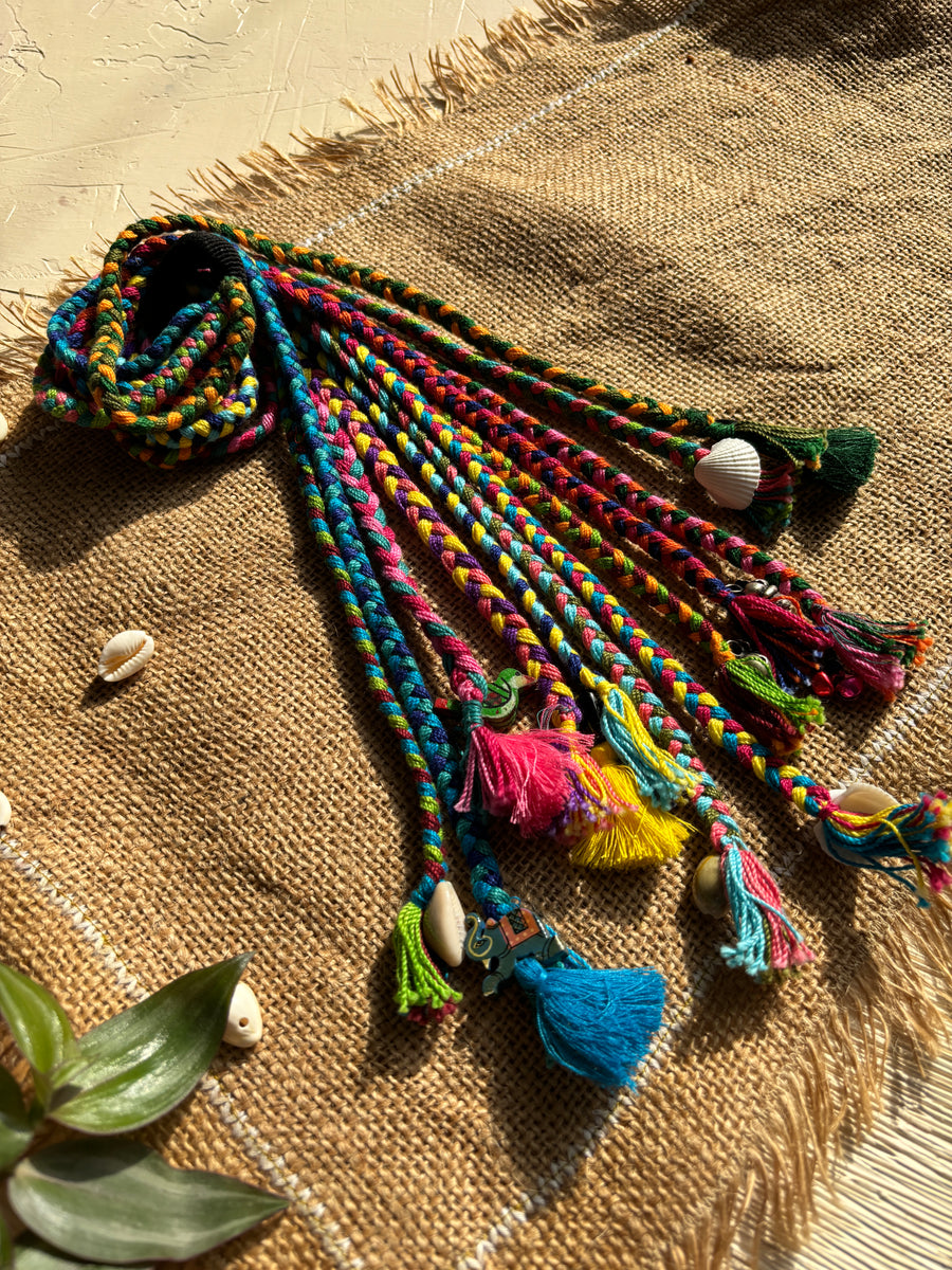 Rangoli Twist Hair Strings – Taana Bana | The Boho Ethnic Official Store