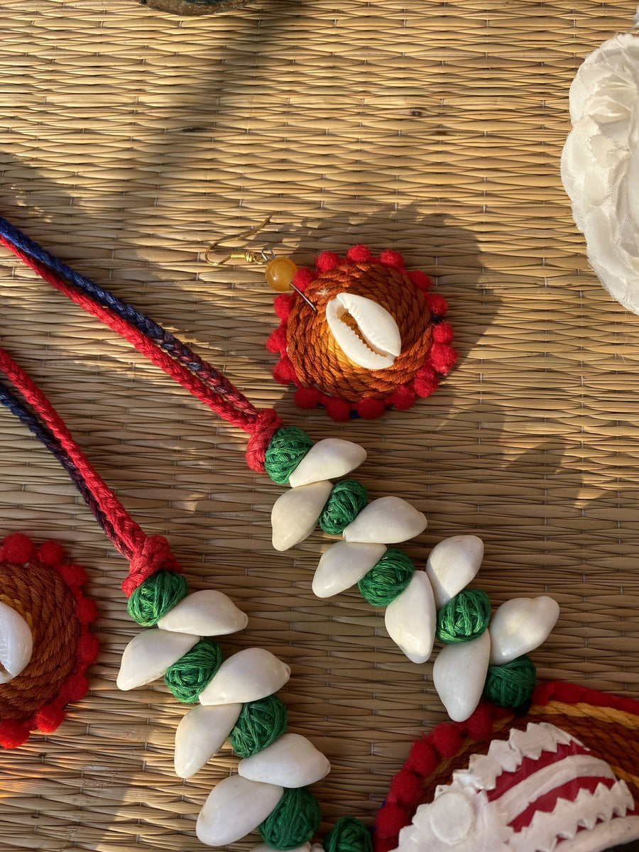 Goddess Durga Kaudi Thread Necklace – Taana Bana | The Boho Ethnic ...